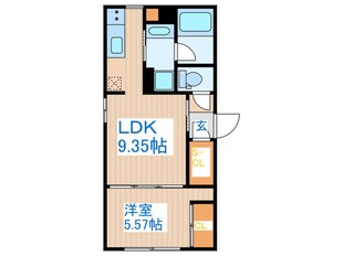 ドムフォレント明大前の物件間取画像